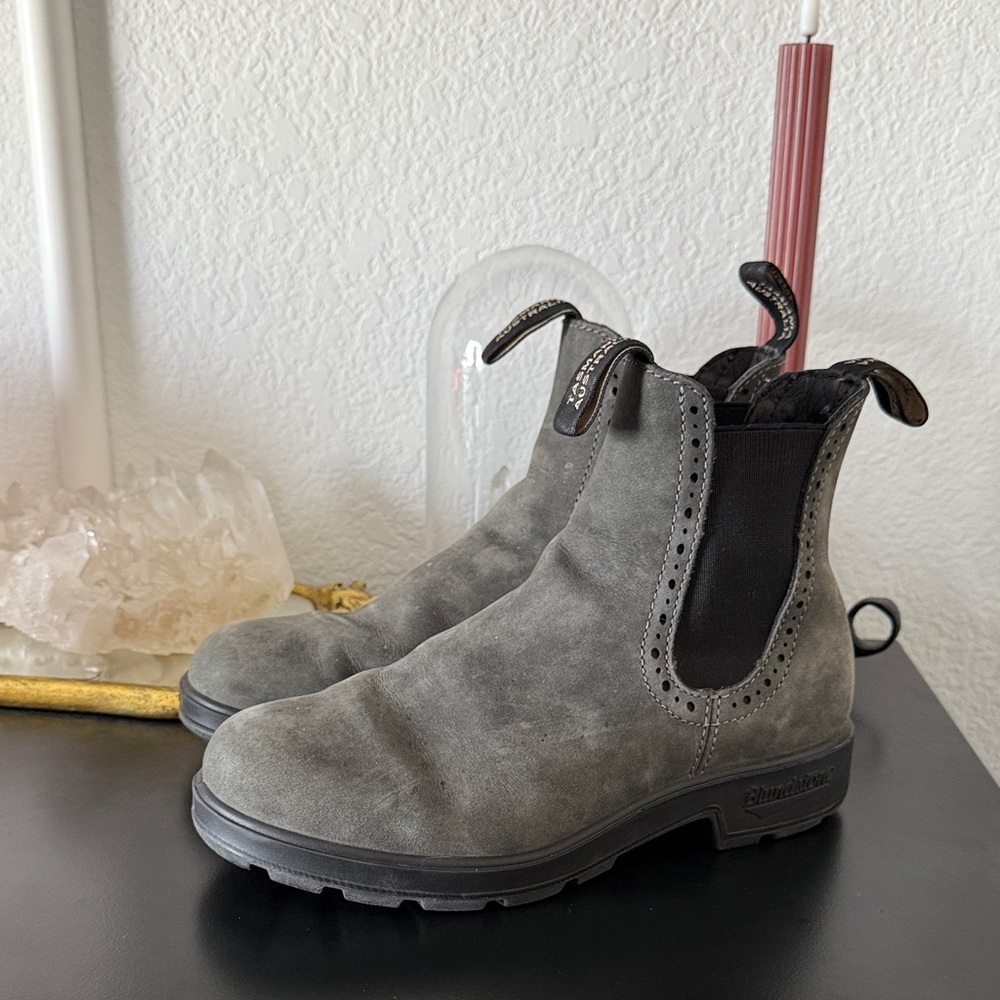 Blundstone original high top boots rustic “ black “